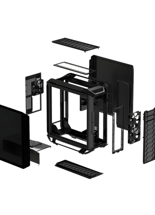Tampa Superior e Painel I/O - Cosmos C700P Black Edition