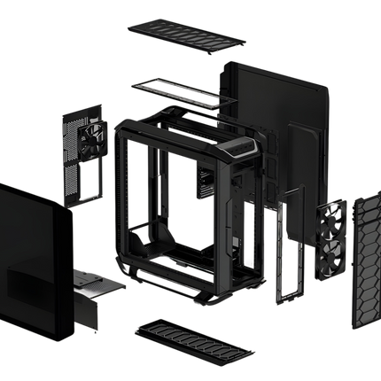 Top Cover & I/O Panel - Cosmos C700P Black Edition