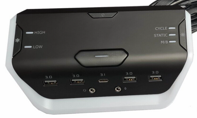 Top Cover & I/O Panel - Cosmos C700P Black Edition