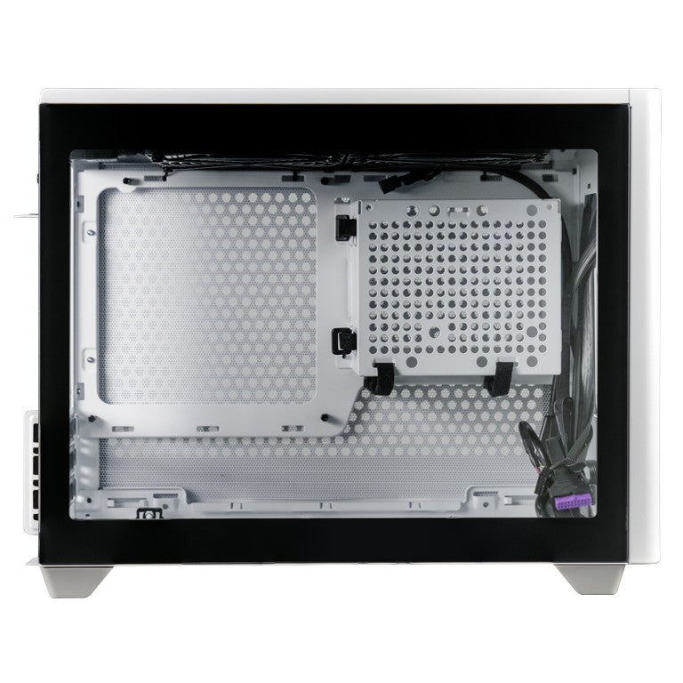 Panel de vidrio templado (borde negro) - Serie NR200