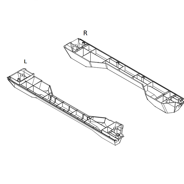 Left foot bar - HAF 700 EVO