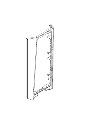 Panel frontal (borde rojo) - MasterBox 5T