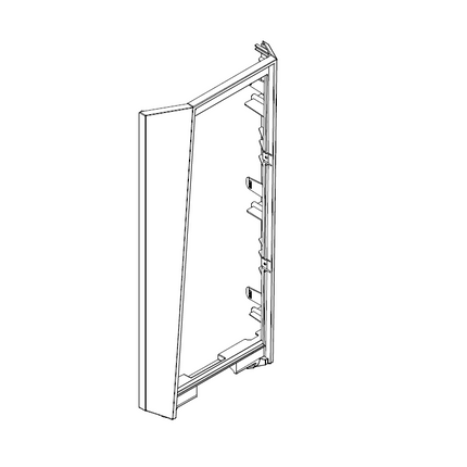 Front Panel (red trim) - MasterBox 5T