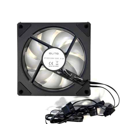 Cooler Master Elite Fan XXS 120mm Anti-Blade Reversed Black - DF1202512CM