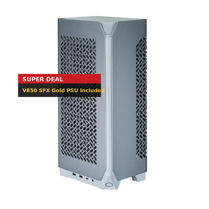 NCORE 100 Air - White + SFX PSU ATX 3.1 Included