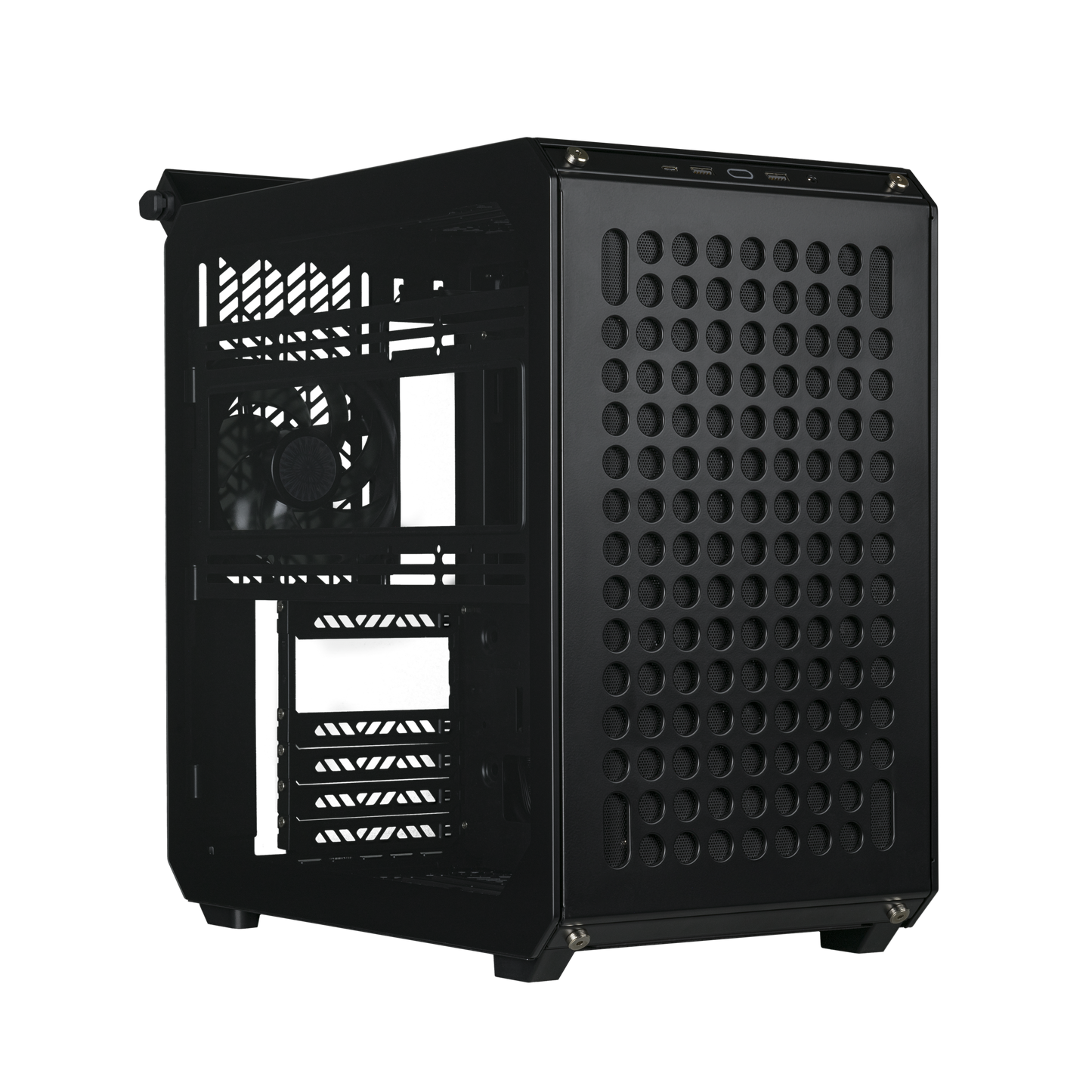 Cooler Master Qube 500 Flatpack - Mid Tower PC Case - Black