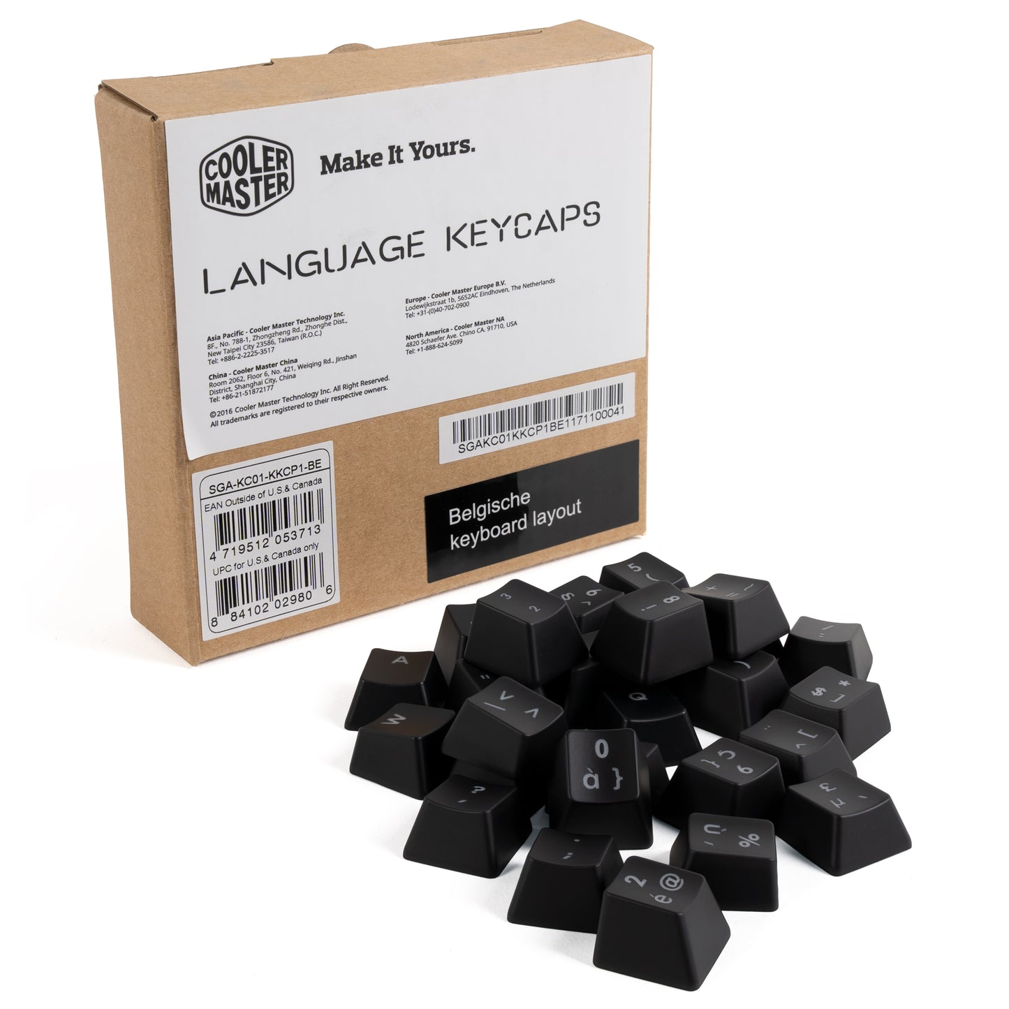 Cooler Master Language Keycaps - Belgium