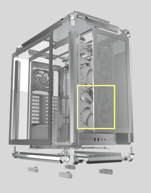 Original Front Fan MasterFrame Series 200mm ARGB White