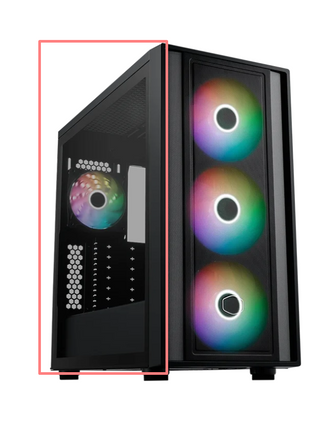 Tempered Glass Panel - MasterBox 600 Black