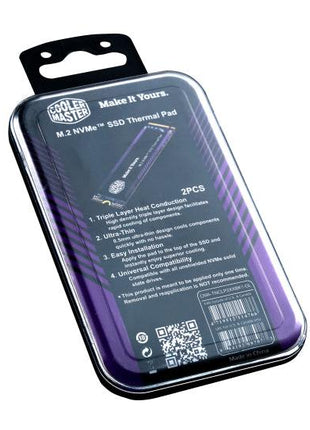 Pad termico universale SSD 60x18mm per unità NVMe - 2 pezzi