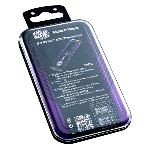 Pad Termico Universale SSD 60x18mm per Unità NVMe - 2pz
