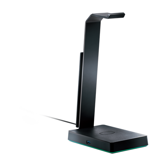 Cooler Master GS750 - RGB Headset Stand with Qi Wireless Charging