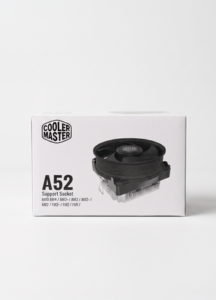 Cooler Master A52 CPU Air Cooler - front packaging