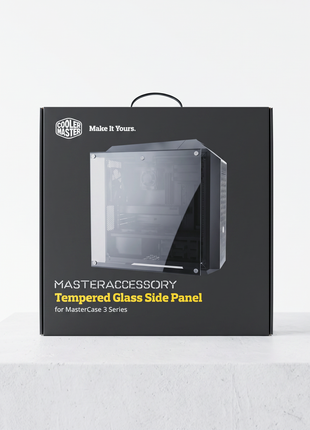 MasterAccessory Tempered Glass Side Panel for MasterCase 3 Series - front packaging