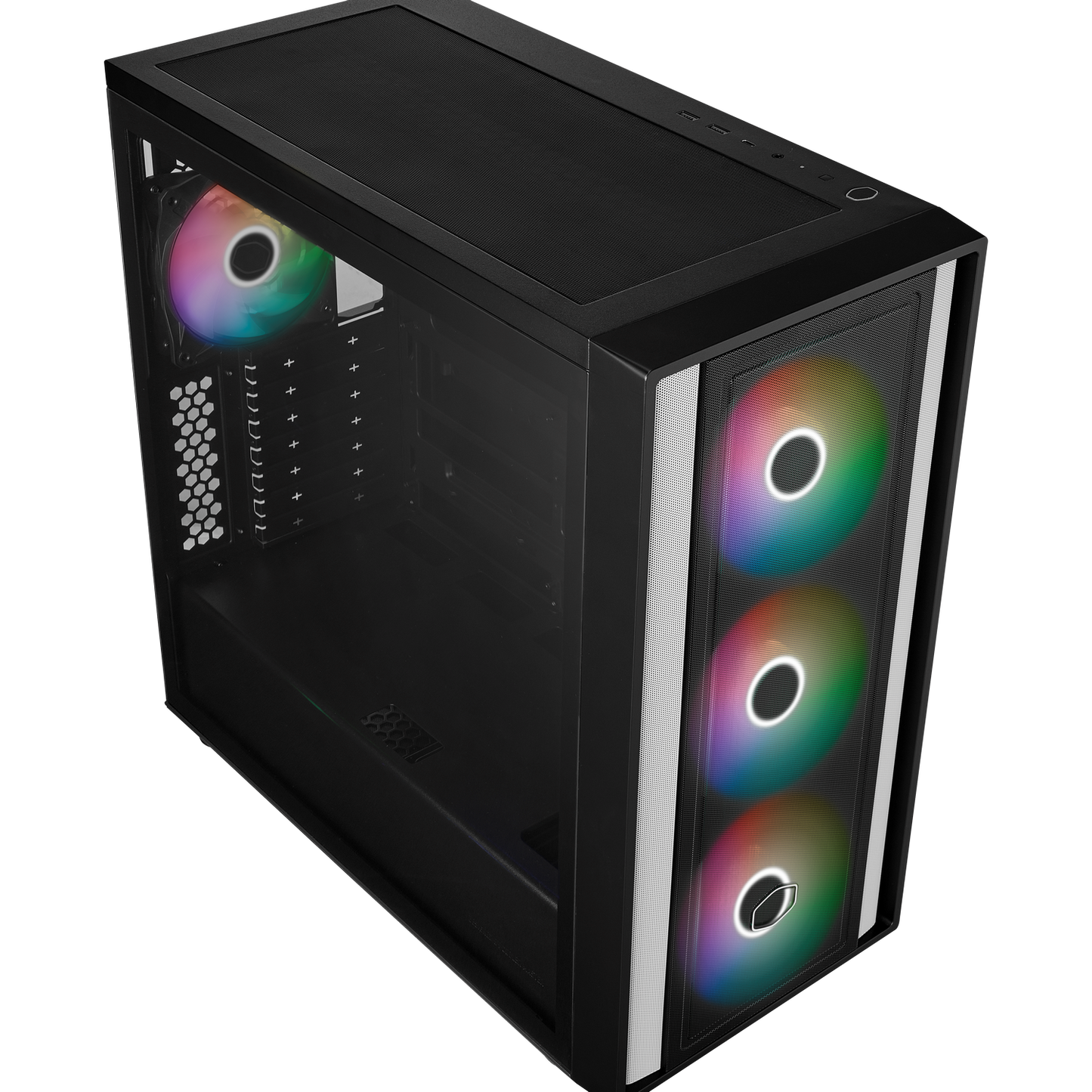 Cooler Master MasterBox 600 - Mid Tower PC Case - Black