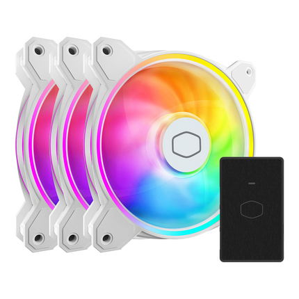 Cooler Master MasterFan MF120 Halo2 White Edition 3in1