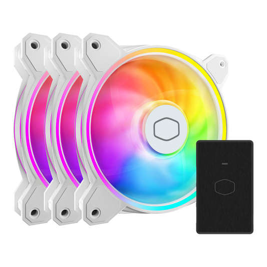 Cooler Master MasterFan MF120 Halo2 White Edition 3in1