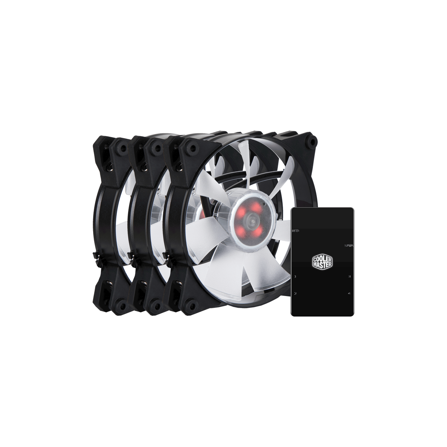 MasterFan Pro 120 Air Flow RGB 3-in-1 Kit with RGB Controller