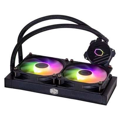 Cooler Master MasterLiquid 240L Core ARGB - 240mm Liquid AIO CPU Cooler - Black