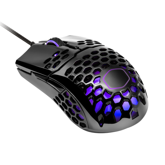 Cooler Master MM711 - Lightweight RGB Gaming Mouse - Glossy Black