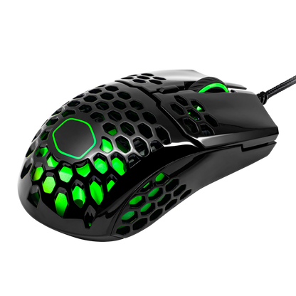Cooler Master MM711 - Lightweight RGB Gaming Mouse - Glossy Black