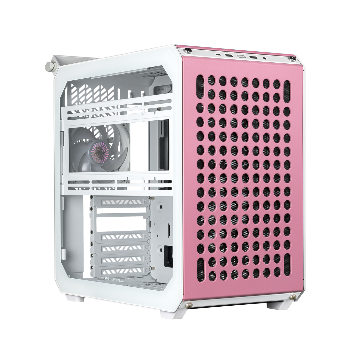 Cooler Master Qube 500 Flatpack - Mid Tower PC Case - Macaron Edition