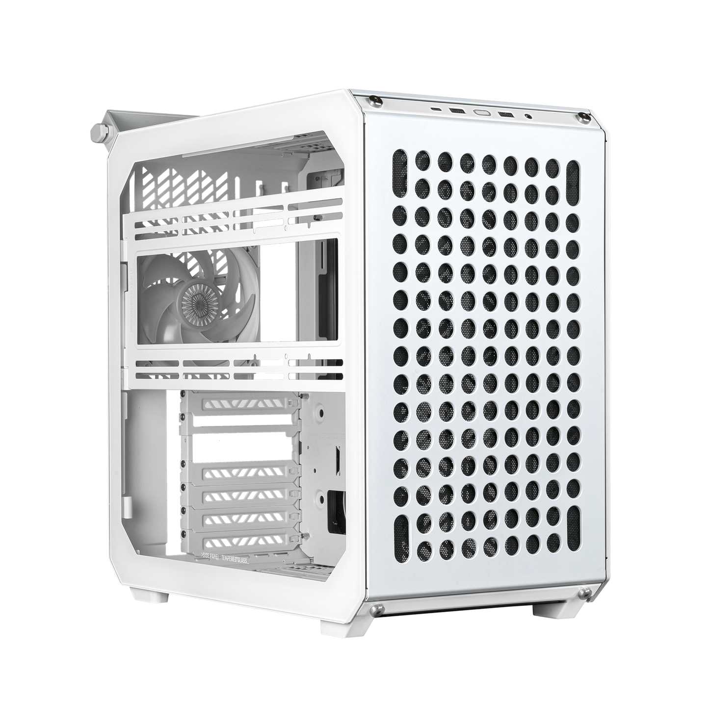 Cooler Master Qube 500 Flatpack - Caja para PC de torre media - Blanco