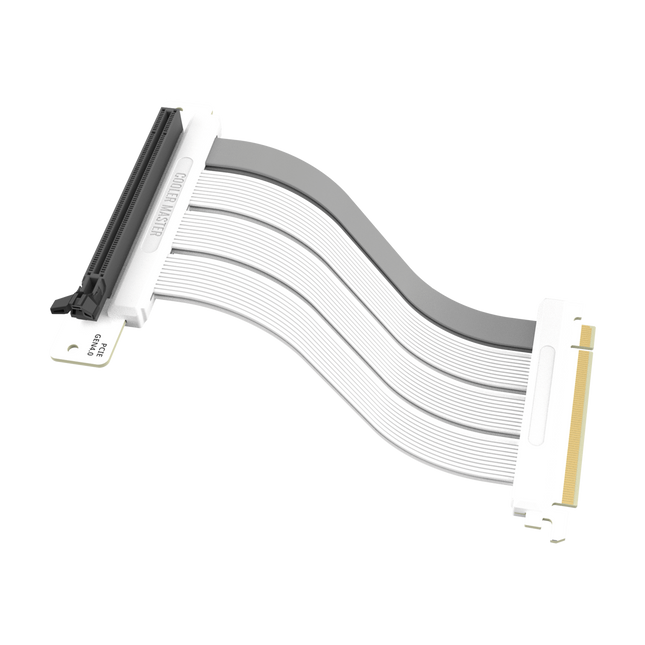 Cable elevador Cooler Master - PCIe 4.0 x16 - 200 mm - Blanco