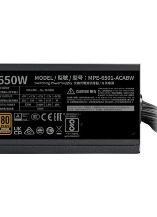 MWE Bronze 650W V3 230V A/EU Câble