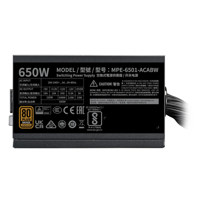 MWE Bronze 650W V3 230V A/EU Cable