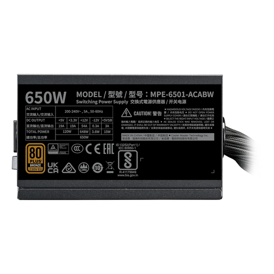 MWE Bronze 650W V3 230V A/EU Cable
